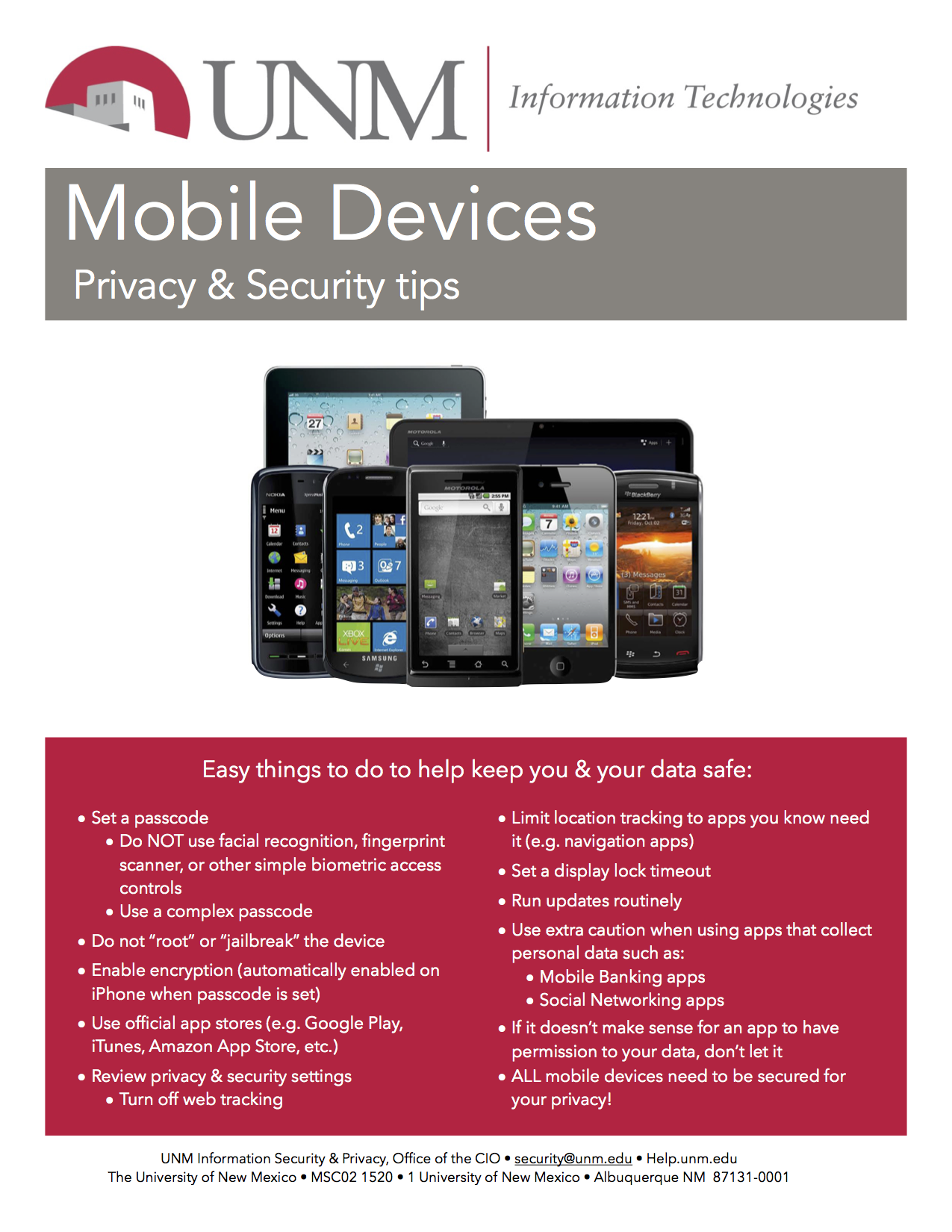 mobile devices flyer thumbnail