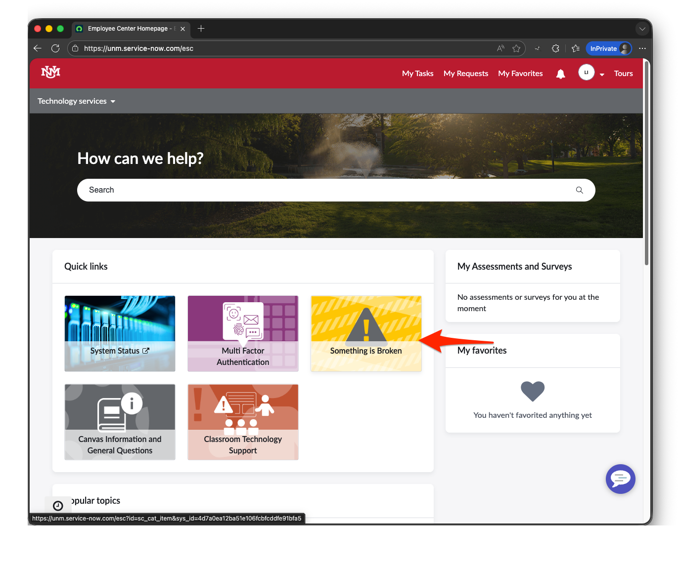 ServiceNow-Employee-Center