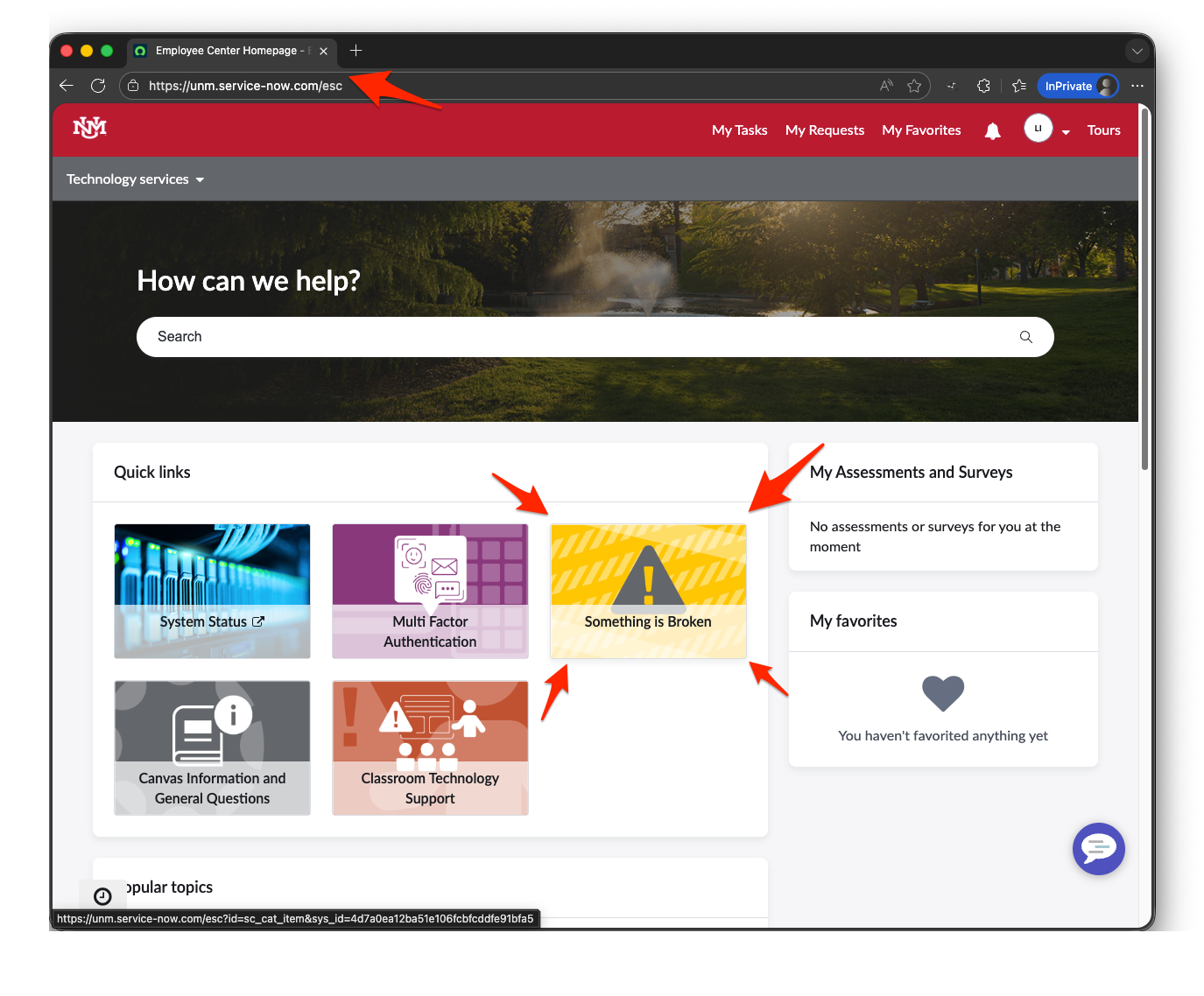 ServiceNow-Employee-Center